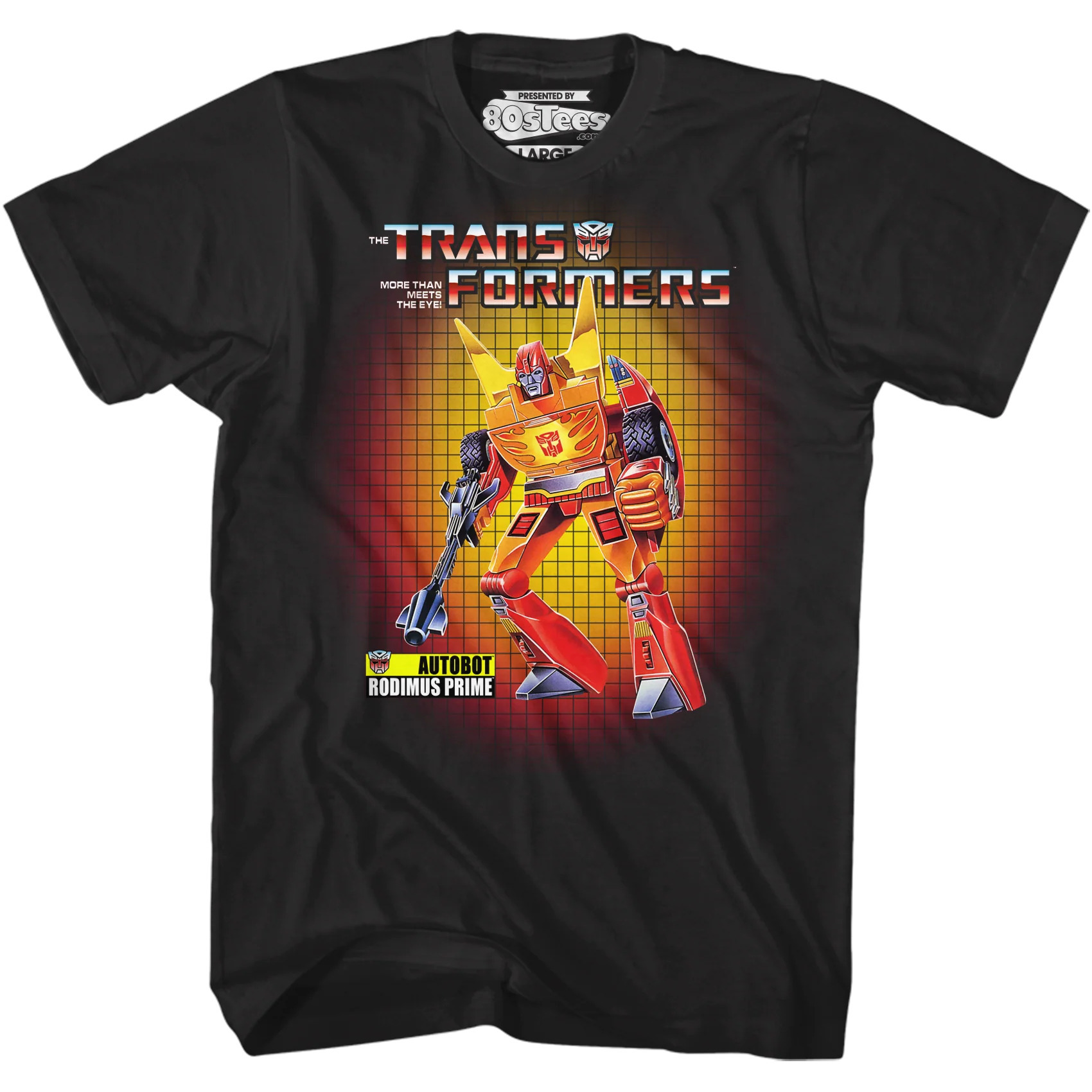 Box Art Rodimus Prime Transformers Tshirt